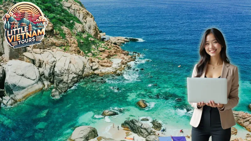 Bãi biển Vịnh Vĩnh Hy, Ninh Thuận – Thiên đường hoang sơ bên vịnh biển