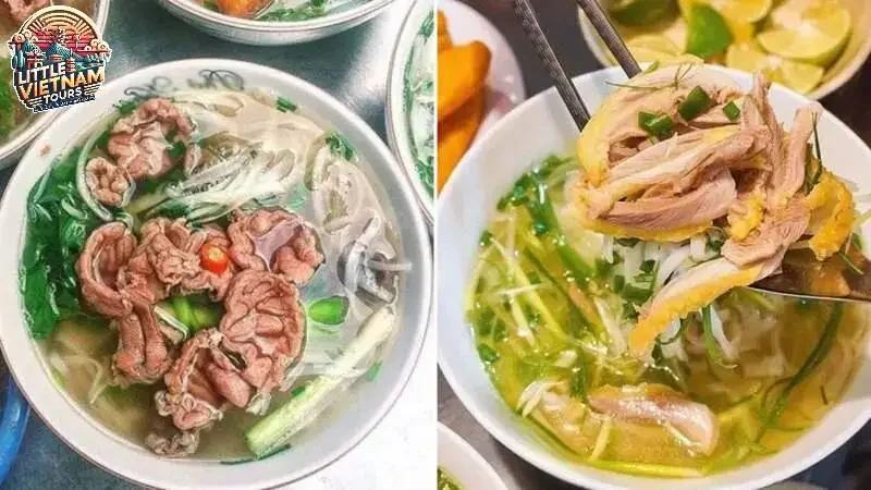 Phở bò, phở gà – Biểu tượng ẩm thực Bắc Bộ