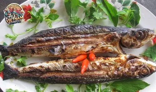 Cá Chuồn Xanh Nướng Núi Thành