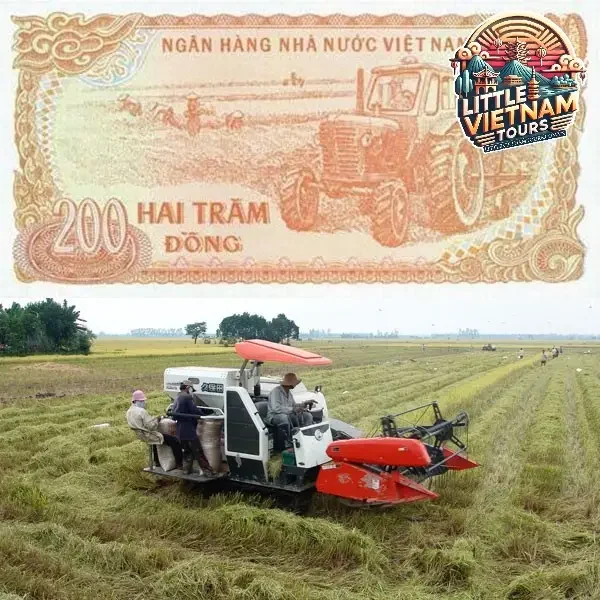 Tờ 200 Đồng: Hình Ảnh Máy Kéo